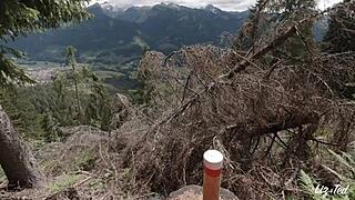 Liz and Ted BIKE and SEX in PUBLIC OUTDOOR Workout