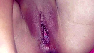 She is dripping while riding boyfriend’s cock in closeup action