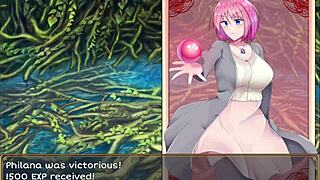 um cliente tarado pega nos peitos da garçonete em hentai anime massage 😏