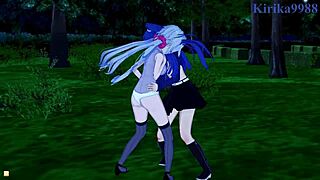 Chris Yukine And Tsubasa Kazanari And Maria Cadenzavna Eve In Intense Lesbian Play - Symphogear Hentai