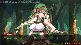 The impregnation of the elves continues in part three