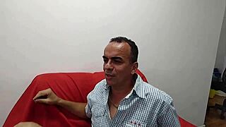 Petter and Sheila Enjoy Sofa Time Together