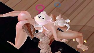 Katyqueenff imvu enjoys sex with follower in 3d anime