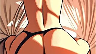 sexy woman getting fucked by a man in this anime hentai ai cartoon