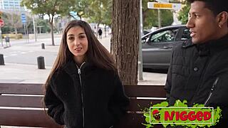 Shy Spanish petite 18+ Vanesa Merino craves intense interracial action, ready now?