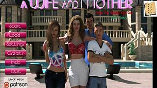 A wife and her stepmother in this hentai cartoon adventure.