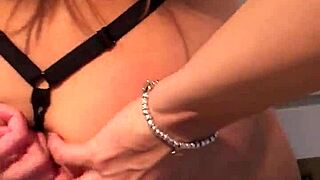 the perfect ass girl gets fucked hard in the bathroom by a brunette pornstar