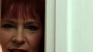 bigtitted mature amateur pleasuring cock in shower