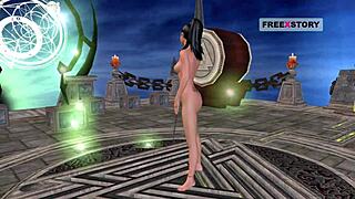 indian bhabhi in 3d cartoon hentai shows sexy positions