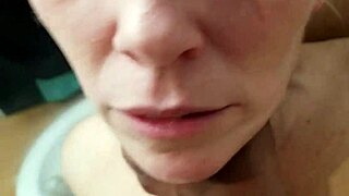 Blonde Milf Fucked On Bathroom Counter