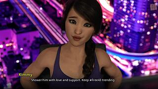 shauna passionately edges john in this emotional hentai scene with big tits and ass