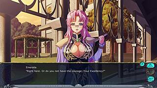 Kyonyuu Fantasy Emeralia H-Scene 2 English Threesome in Public Outdoor Fantasy!