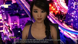 shauna passionately edges john in this emotional hentai scene with big tits and ass