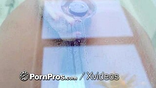 Blonde demands morning dick in shower 💦