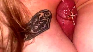 Big titty fuck turns into wild deepthroat action