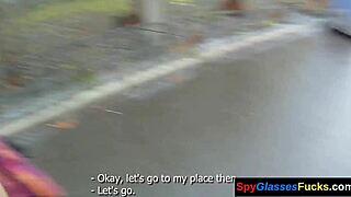 i caught this babe sucking cock on spycam, then she got banged hard. wild pickup moment!