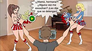 Busty navijačice rit in joške v hentai cumshotu 😍