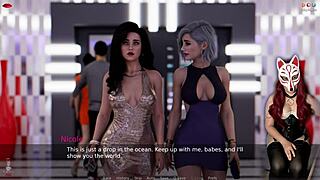 ms denvers dances in corset at night club