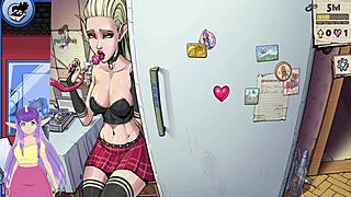 Hot elf blonde in souper game demo