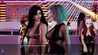 ms denvers dances in corset at night club