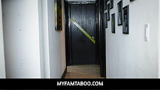 Stepmom Kourtney Kai fucks her stepson again. Craving his dick.