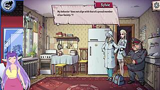 Hot elf blonde in souper game demo