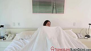 Petite Teen Rides Massive Cock with Wild Energy