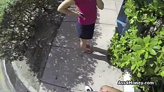 Broke Teen 18+ Transitions From Payphone To Cock Sucking