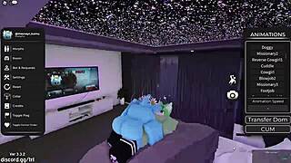 roblox furry gay couple engaging in steamy oral action with passion