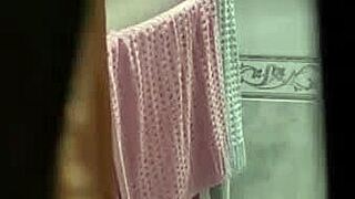 donna leaves window open while showering, i film her secretly