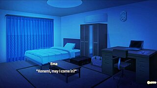 Man, secret kiss so sweet, tender... havin’ fun in bathroom with anime lesbian vibes!