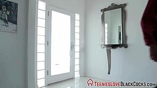 Petite Teen Rides Massive Cock with Wild Energy