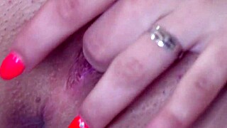 This cute amateur really craves that intense climax with toys