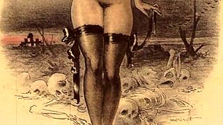 Vintage Erotic Drawings with Unique Retro Charm