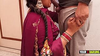 punjabi bhabhi craves bihari's dick in bathroom encounter