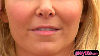 watch this outdoor quickie on the rocky beach, bent over with a hot blonde pornstar