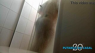 Hiding And Having Anal Sex With The Guy Fixing The Shower, A Teen Pornstar With Natural Tits