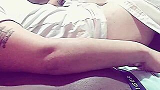 Horny Fan Begs for Bareback Creampie Cumshot from Big Black Cock