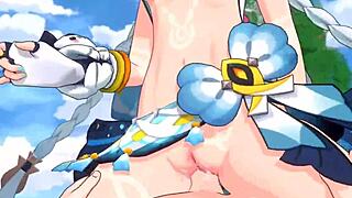 Ever seen a cute hentai creampie in 3D action?