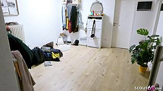 Skinny German Teen Julia Juice Banged Raw by Postman