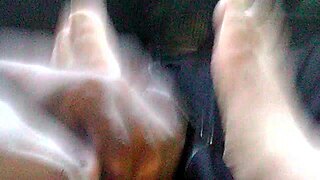 Sexy Footjob Leads to Intense Cum Fetish Action