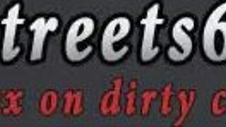 rough paddling of bound slave in public outdoor