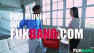 August Ames Spots Huge Bulge, Bent Over For Intense Doggystyle Pounding