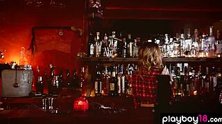 Scarlett Sage's Petite Figure in Abandoned Bar
