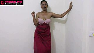 Indian babe drools in kinky humiliation