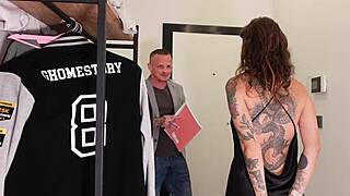 That babe from the hallway is getting pounded doggystyle so good