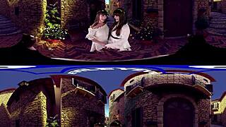 Alison Rey And Luna Rival Bent Over In Hardcore Doggystyle Threesome With Monster Cock POV