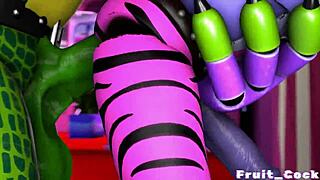 Pau Gay na Cena de Frutas FNAF