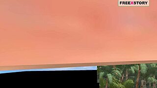 Intriguing 3D Hentai of Lesbian Girls Kissing and Using Double Dildo for Intense Fucking