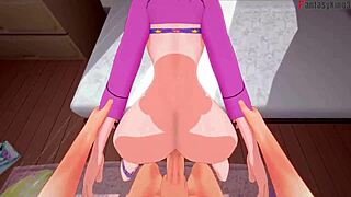 I am Ramona Flowers having hard sex with Scott Pilgrim in POV.